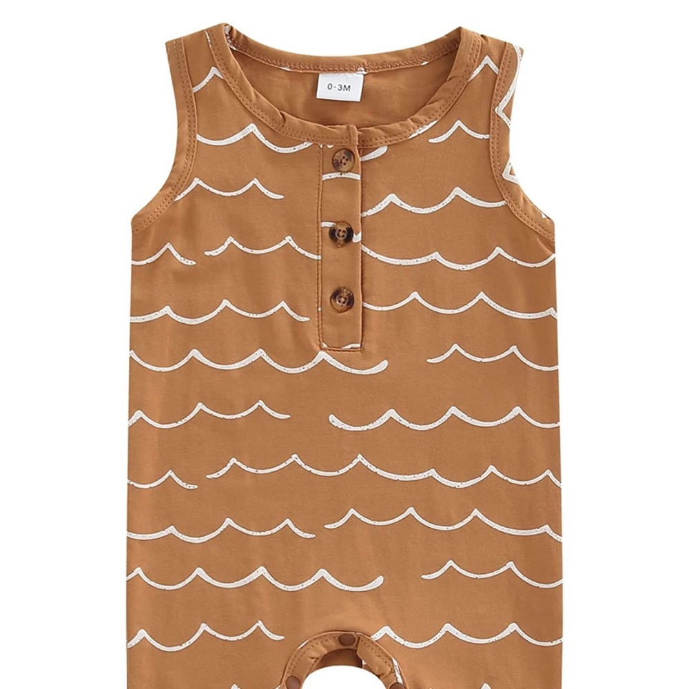 Baby Boy Sleeveless Romper